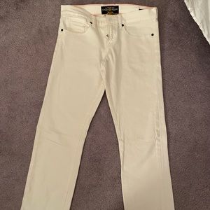 Lucky Brand White Sienna Tomboy Crop Jeans